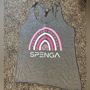 SPENGA small hope rainbow tank - breast cancer awareness- small